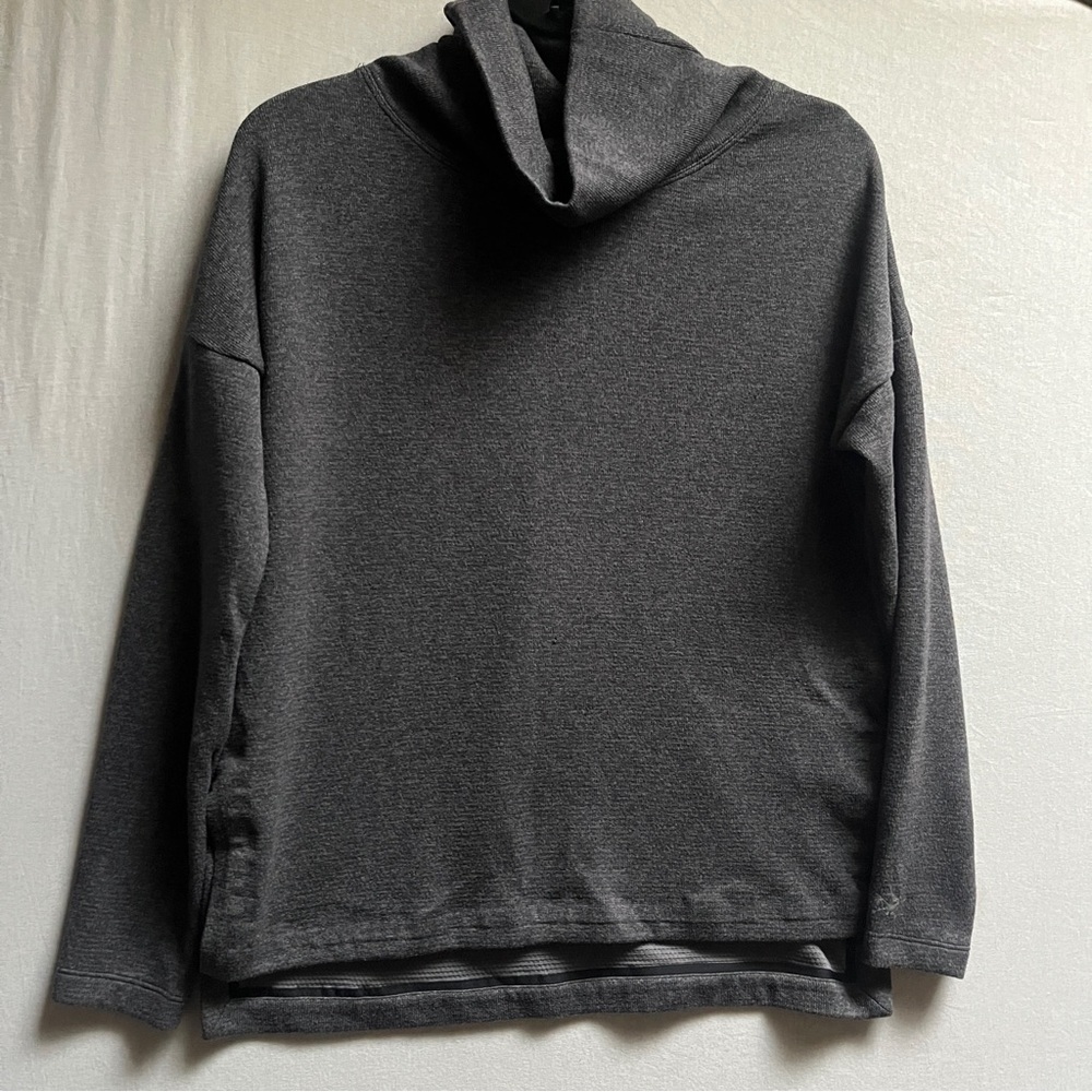 Arc’teryx Laina Cowl Neck Fleece Tunic Sweatshirt Gray - Small S